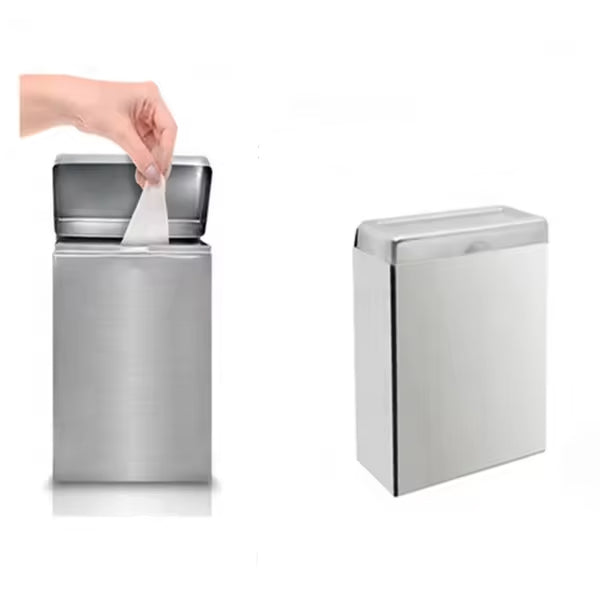 Ozwashroom S'Steel Sanitary Napkin Disposal Bin - product photo 2