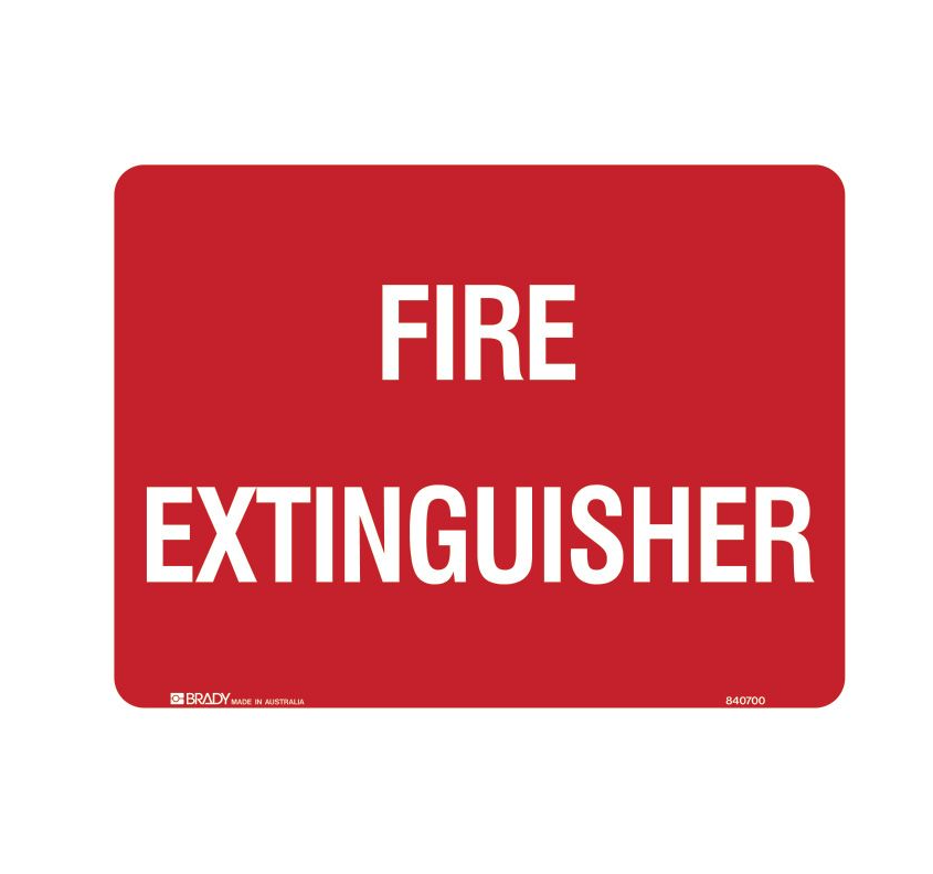 Fire Equipment Sign - Fire Extinguisher