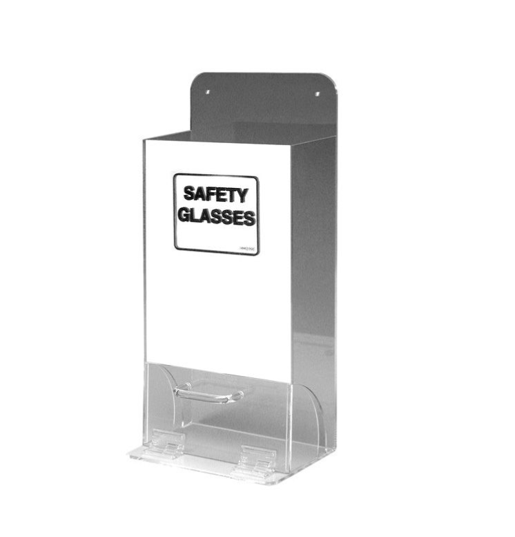 Safety Glasses Dispenser Mirrored Front Panel
