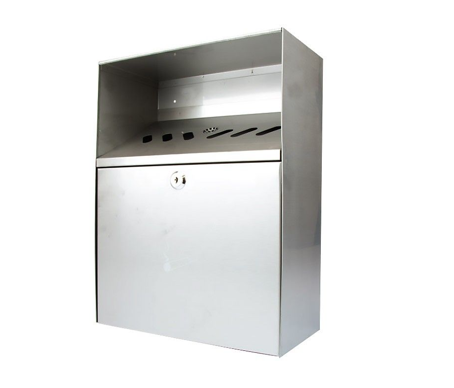 Wall Mounted Ash Bin Stainless Steel