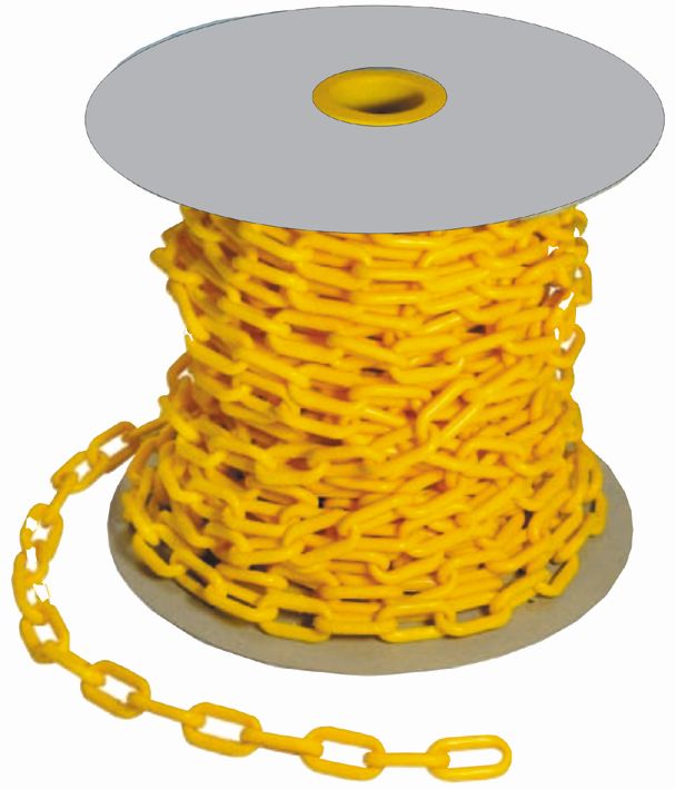 Maxisafe Yellow Safety Chain 40m Roll – Carton of 4