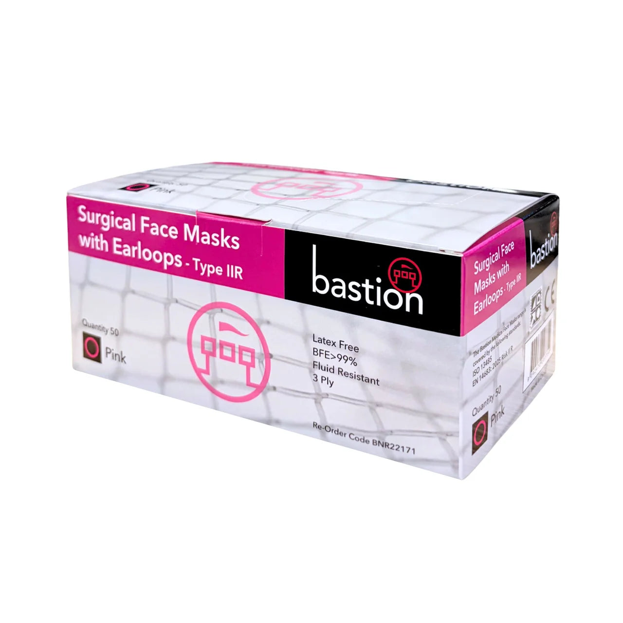 BASTION SURGICAL FACE MASK - Carton/1000