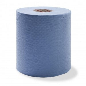 Duro Centrefeed Perforated Towel Blue 300m x 19cm 3019BL