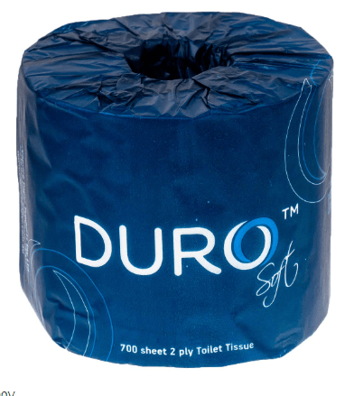 Duro Premium Toilet Roll 2 Ply 700 Sheets X 48 Rolls 700V