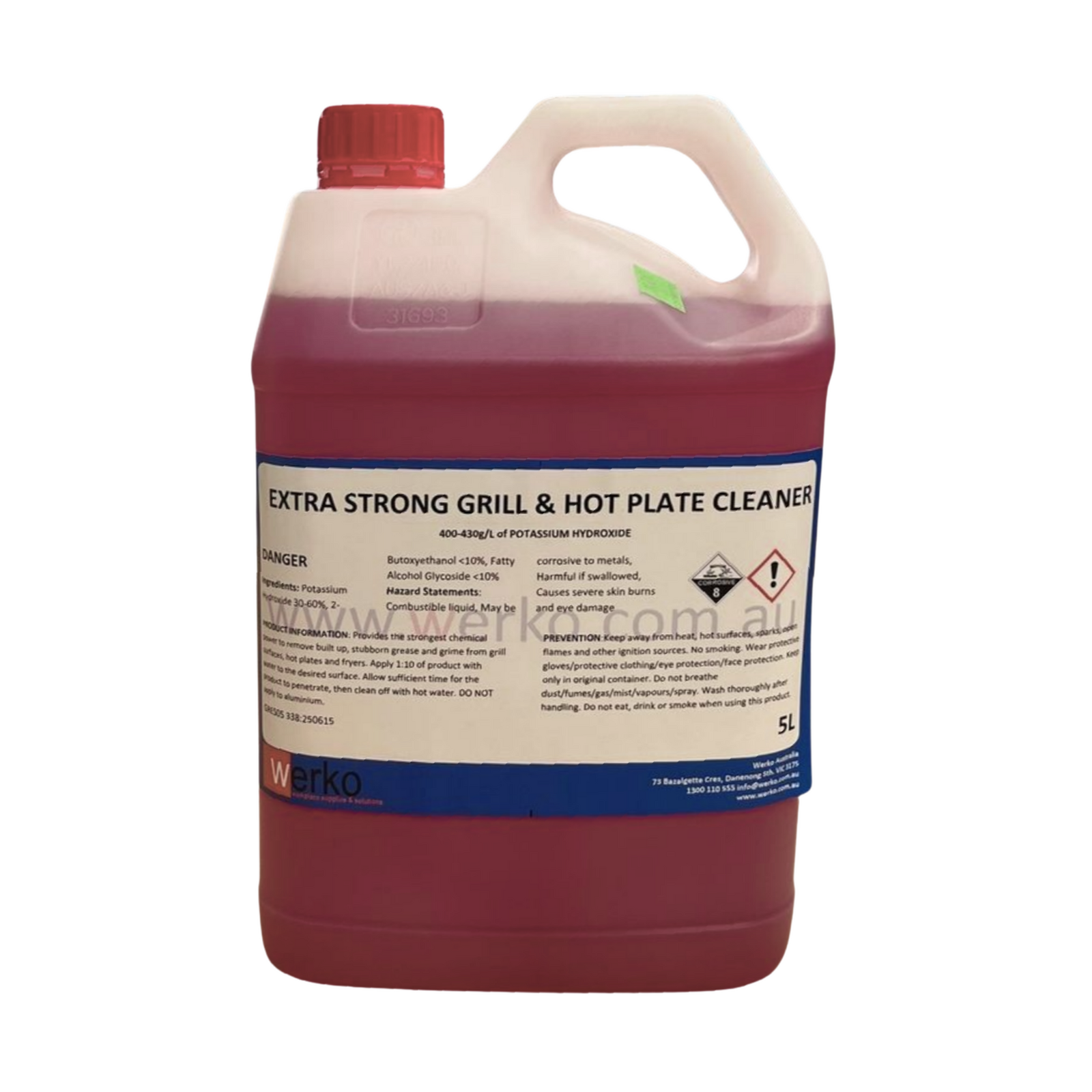 Grill BBQ & Hot Plate Cleaner Extra Strong 5L