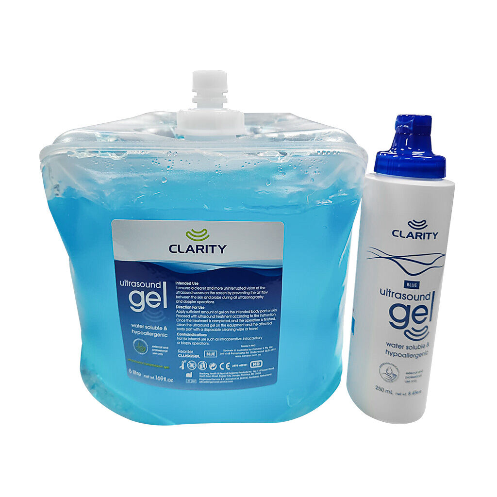 TASK Clarity Ultrasound Transmission 5L Gel Blue