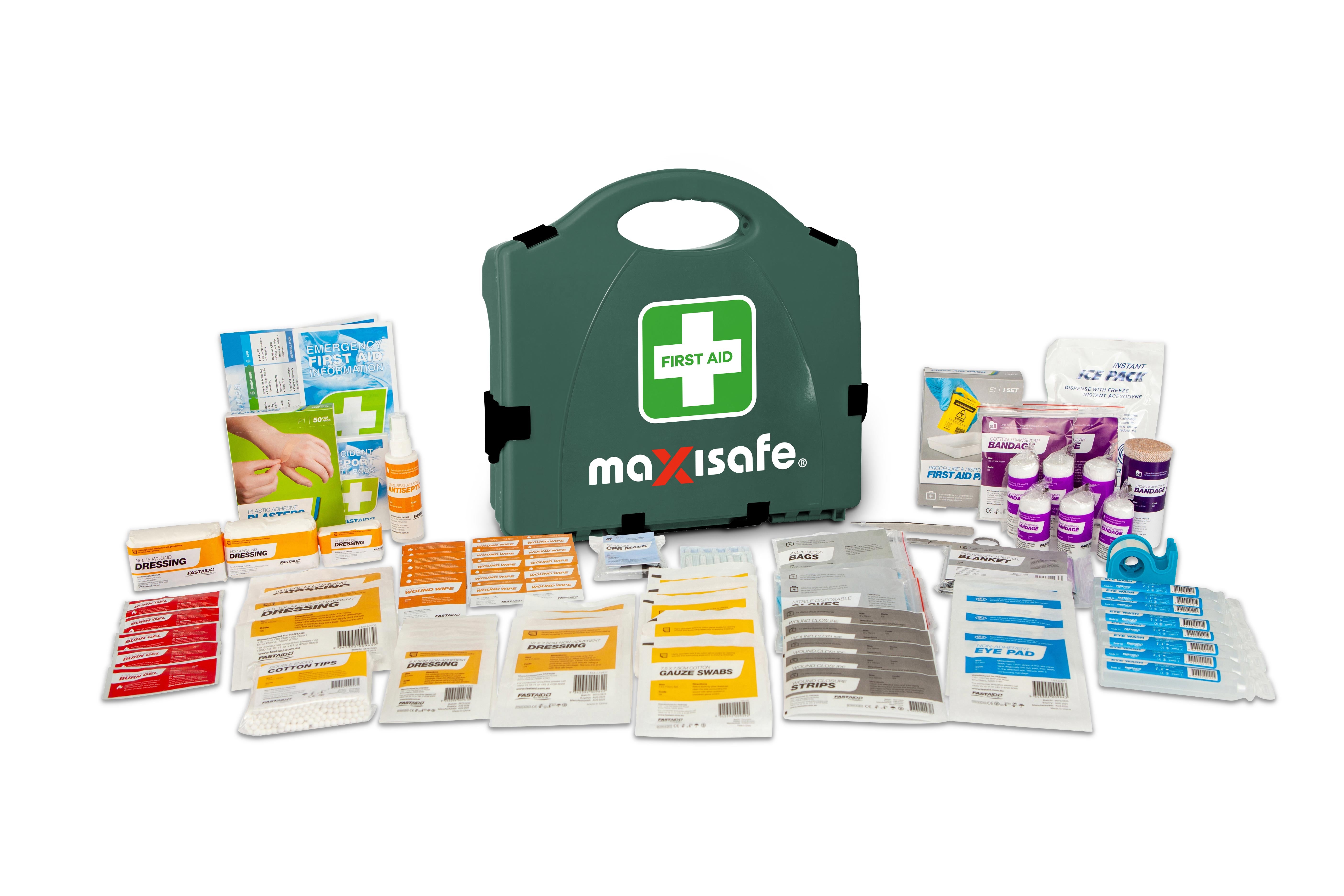 Maxisafe Workplace First Aid Kit - Hard Case – First Aid Supplies