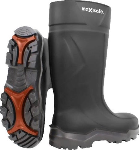 Maxisafe XtremeGrip Black Polyurethane Gumboots – product image 1