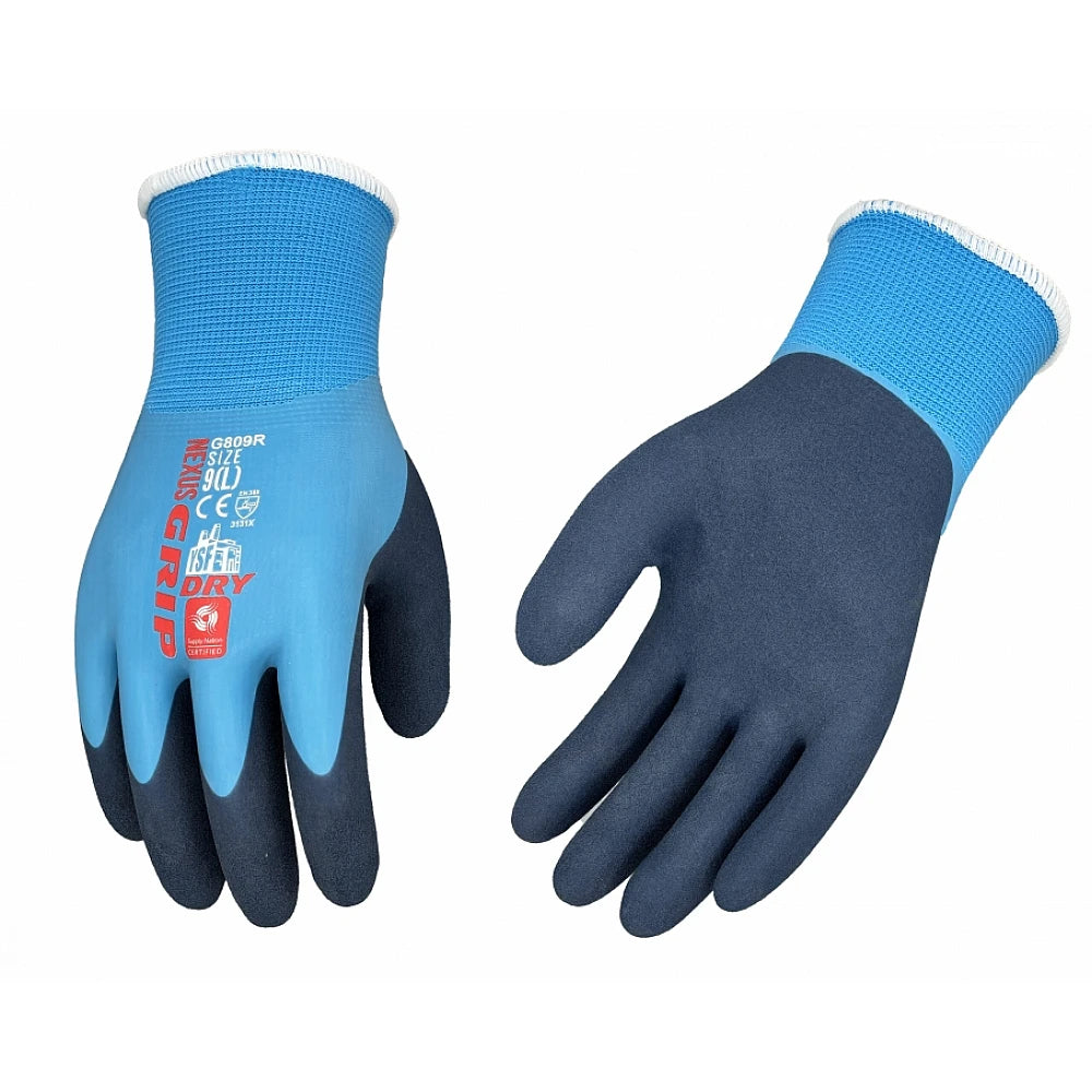 Nexus GRIP DRY Water Resistant Gloves — G809R