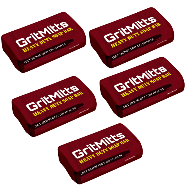 GrittMitts Soap Bar 100 Gram 5 Pack