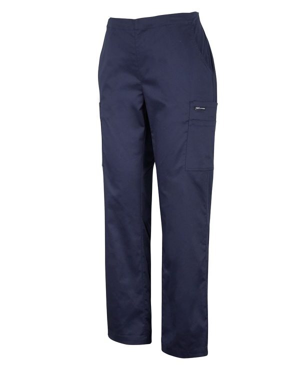 JBs Wear Ladies Premium Scrub Cargo Pants Navy 4SPP1