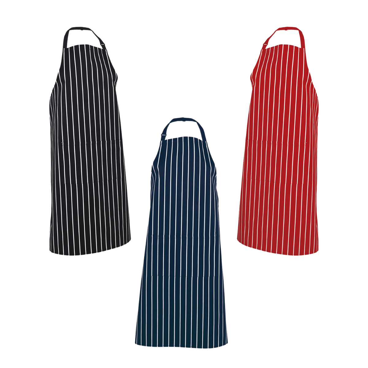 JB's Bib Striped Apron With Pocket 5BS