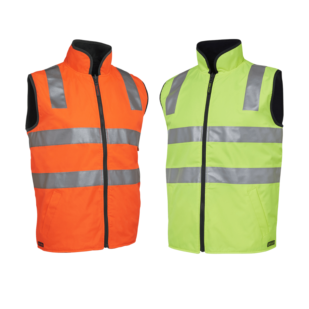 JBs Wear Reversible Hi Vis Vest Day And Night 6D4RV