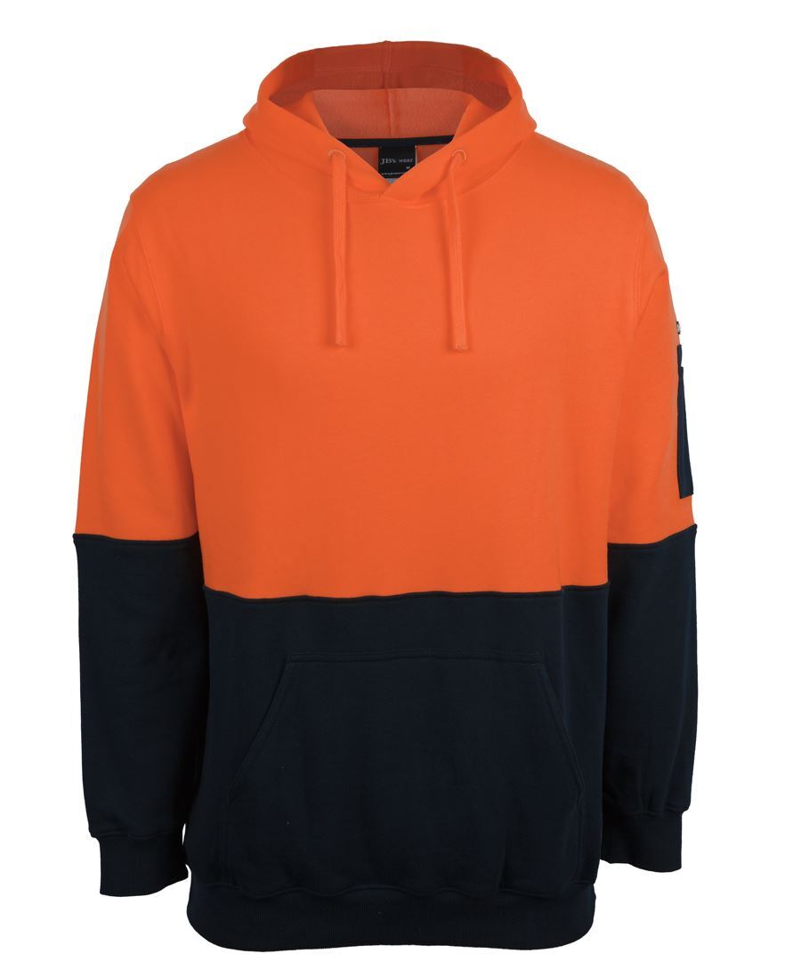 HI VIS COTTON PULL OVER HOODIE JB-6HVPM