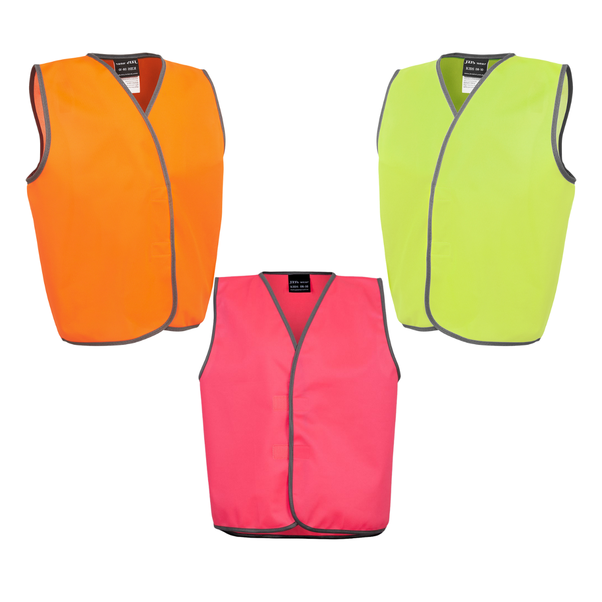 JB's Kids Hi Vis Safety Vest 6HVSU