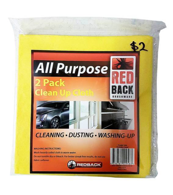 Redback All Purpose Clean Up Cloth 2 Pack
