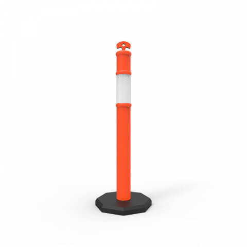 Maxisafe 6kg T-Top Bollard with base