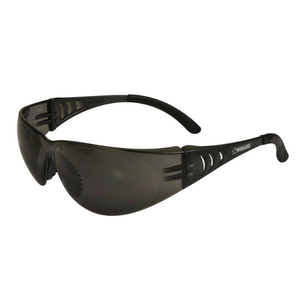 Dallas Smoke Safety Glasses EDA338 - 12 Pack