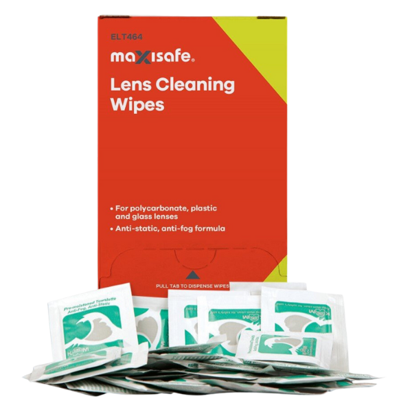 Maxisafe Anti-Fog Lens Cleaning Satchets 100 Pack