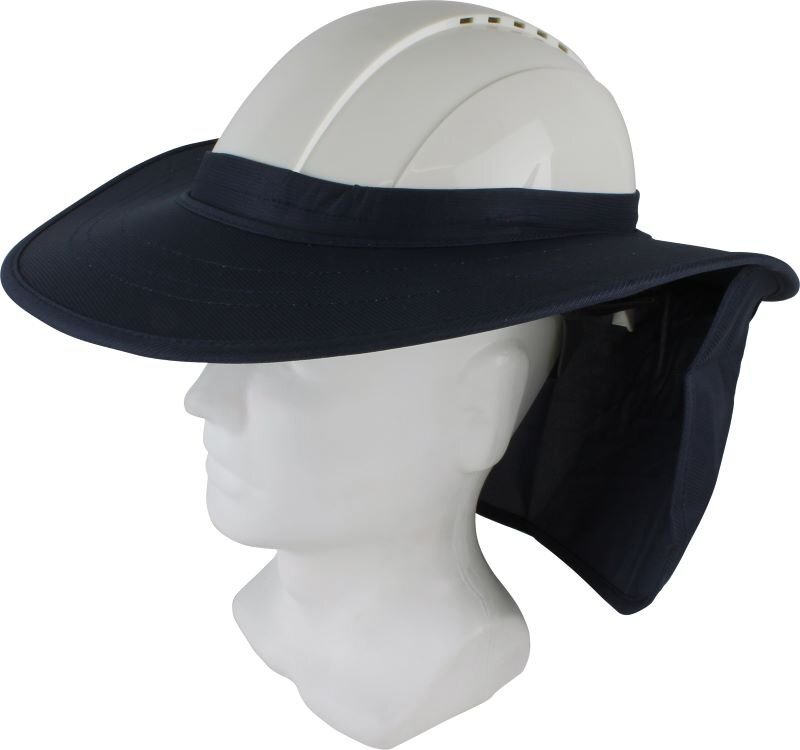 Hard Hat Brim With Neck Flap