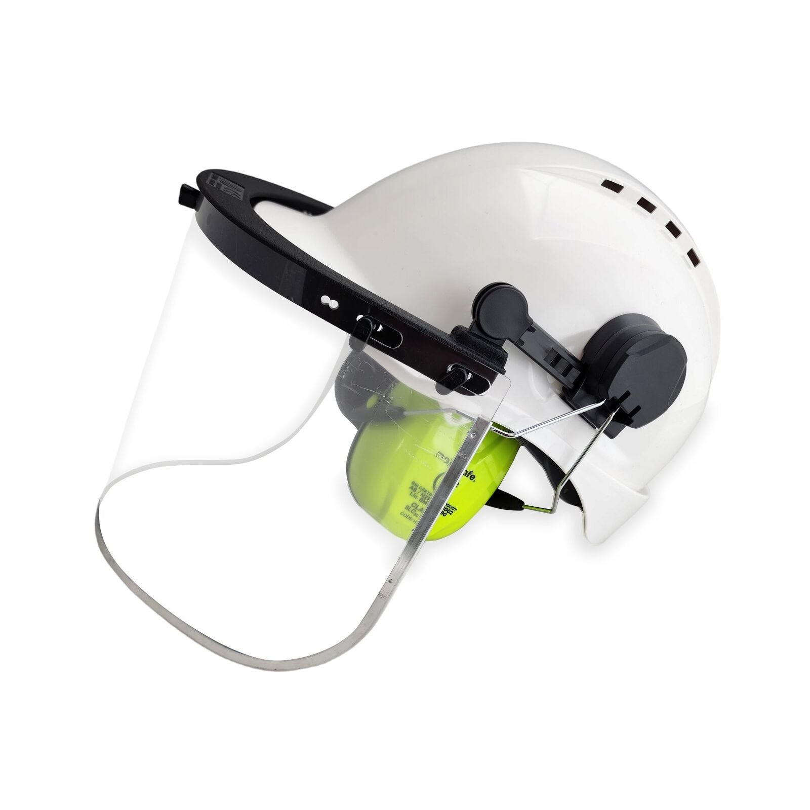 Maxisafe Helmet Earmuff & Visor