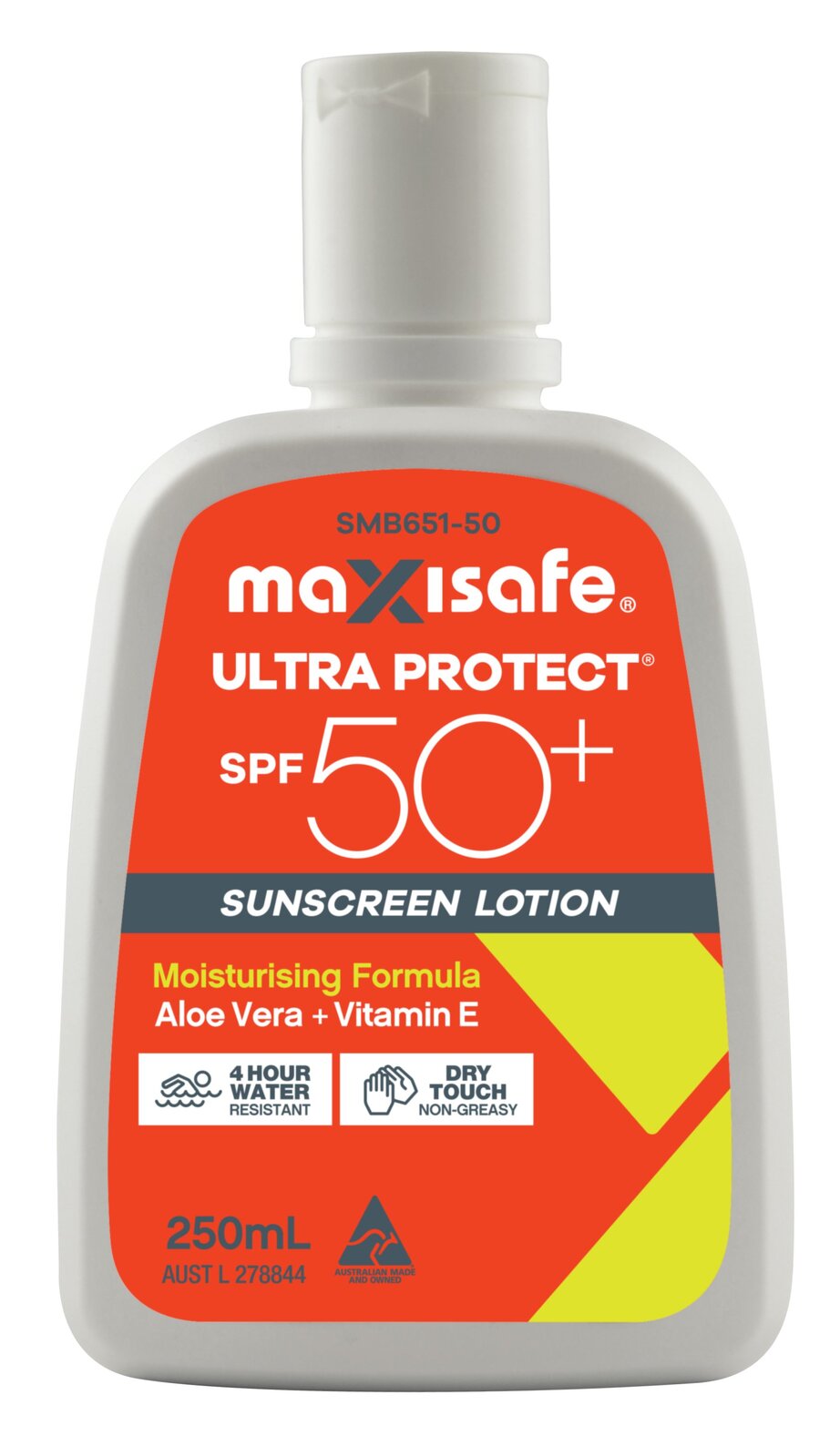 SPF 50+ Sunscreen Lotion 250ml fliptop