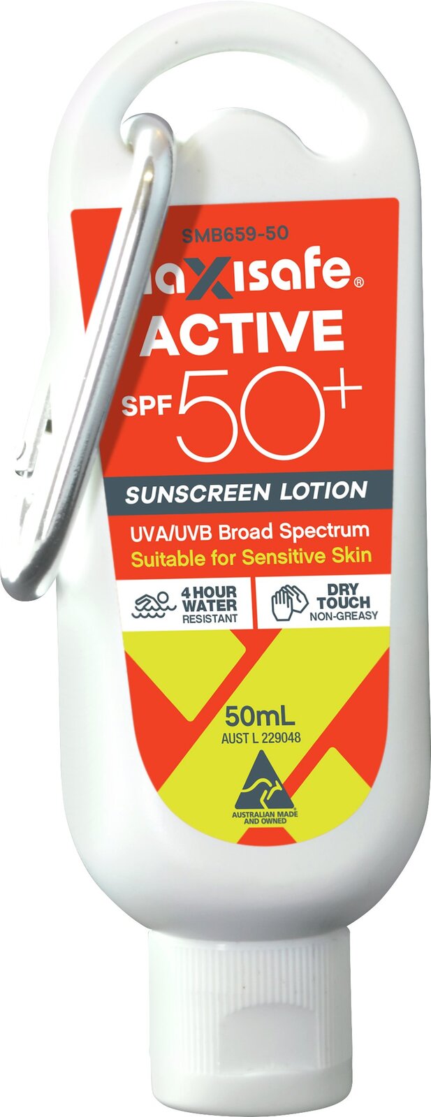 SPF 50+ Suncreen Lotion 50ml with Karabiner