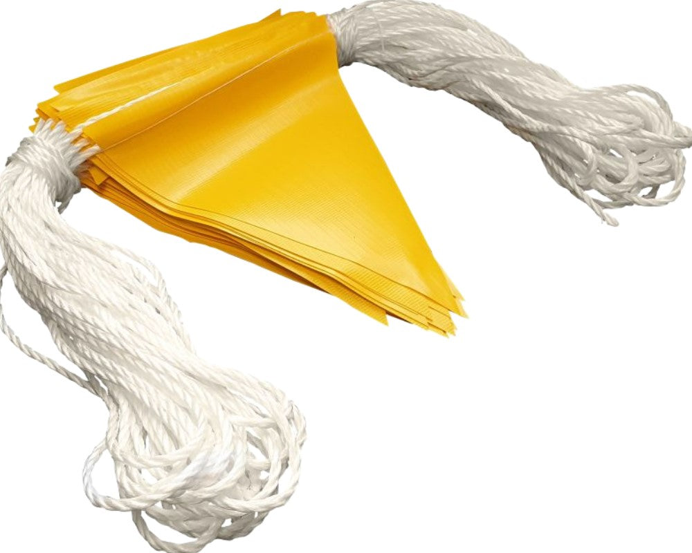 Maxisafe Yellow Bunting Flag Line – product image 1