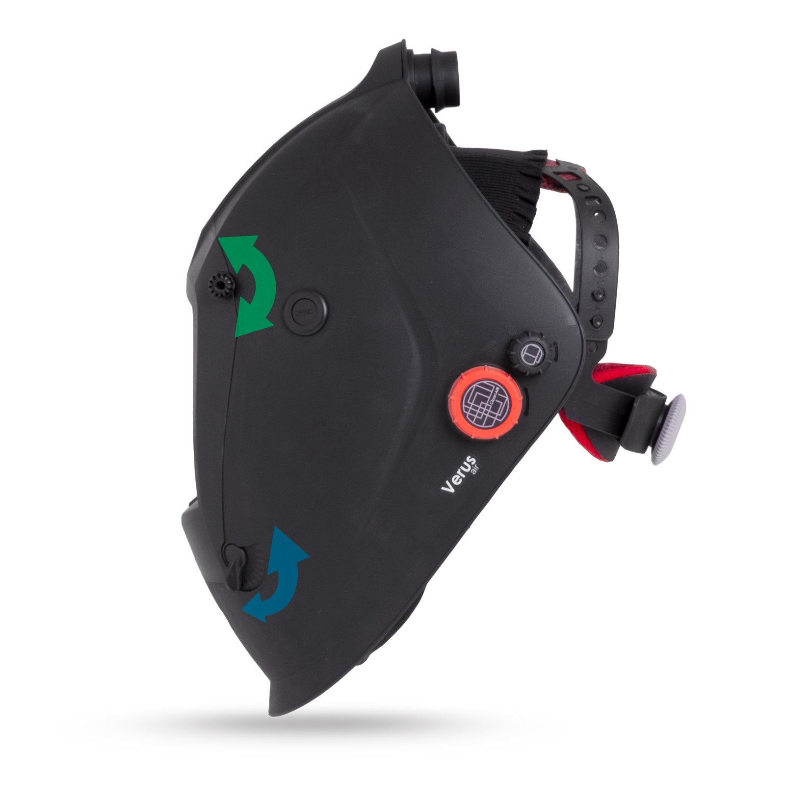 Maxisafe Verus Welding helmet with ADF 5-8/9-14 and air distribution – Respiratory Protection