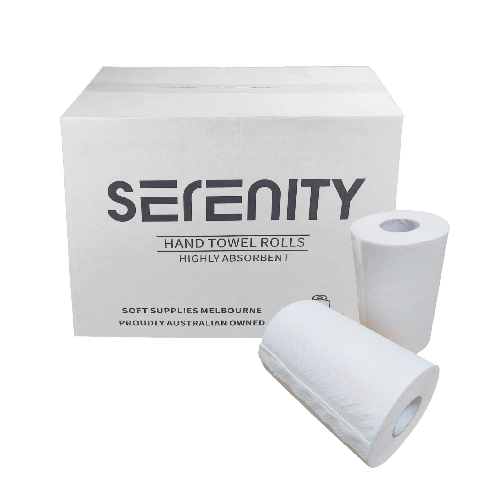 Serenity Hand Towel Rolls 16 Rolls 80m per Roll