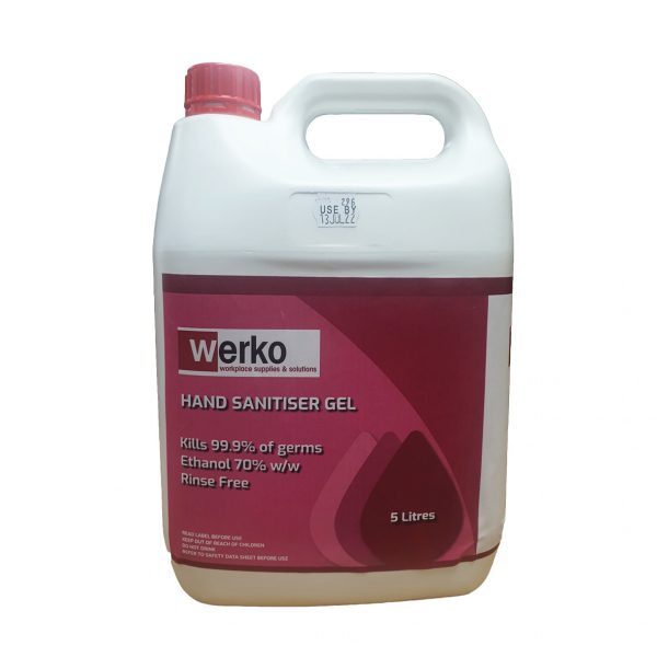 Shield Right Hand Gel Sanitiser 70% Alcohol 5 Litre