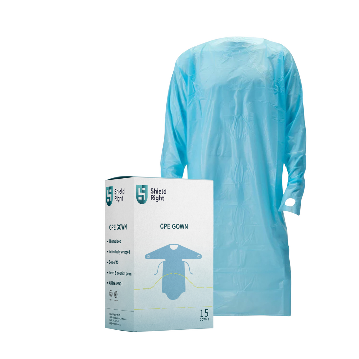 Shield Right CPE Isolation Gown – UPORIC