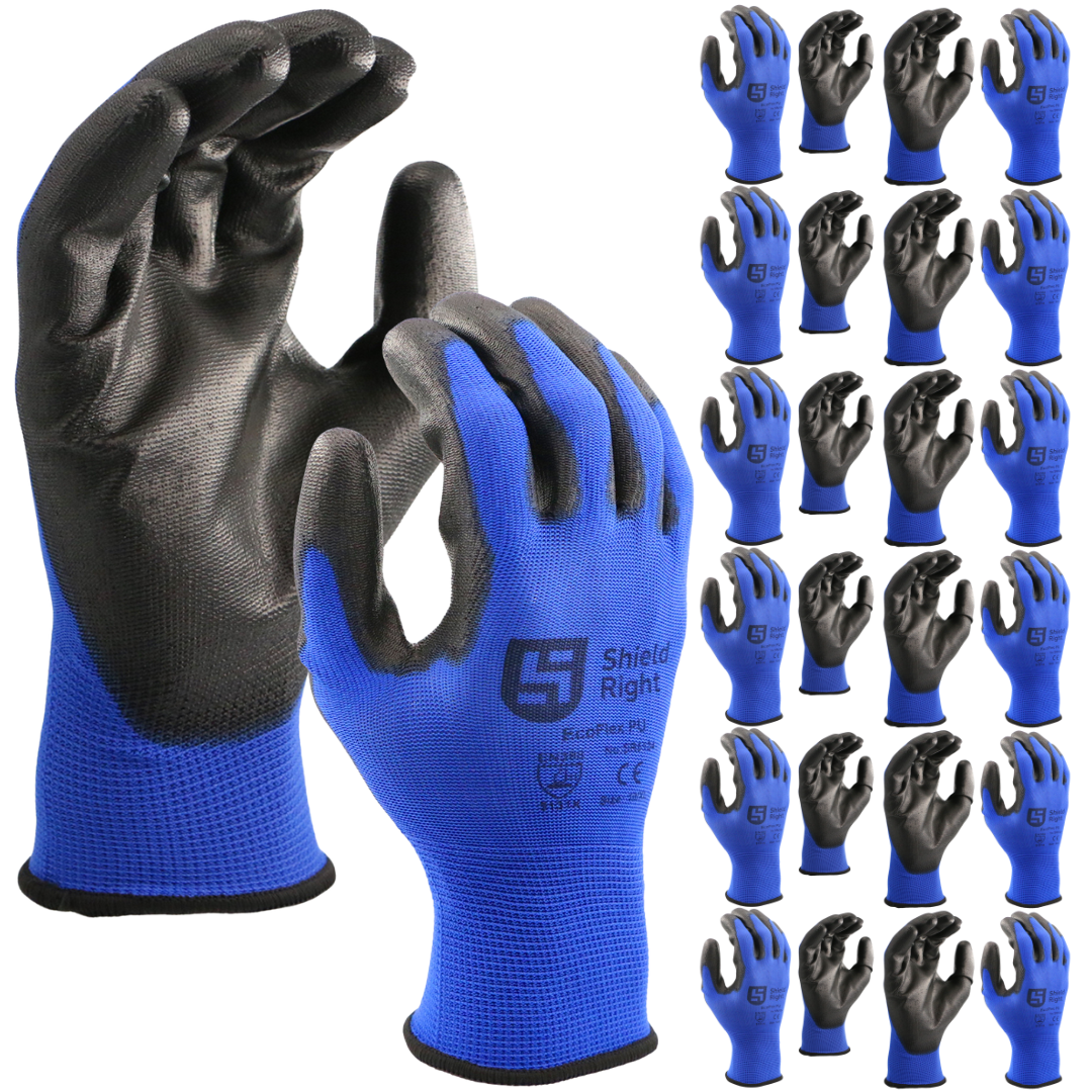 Shield Right EcoFlex PU Glove - 12 Pack
