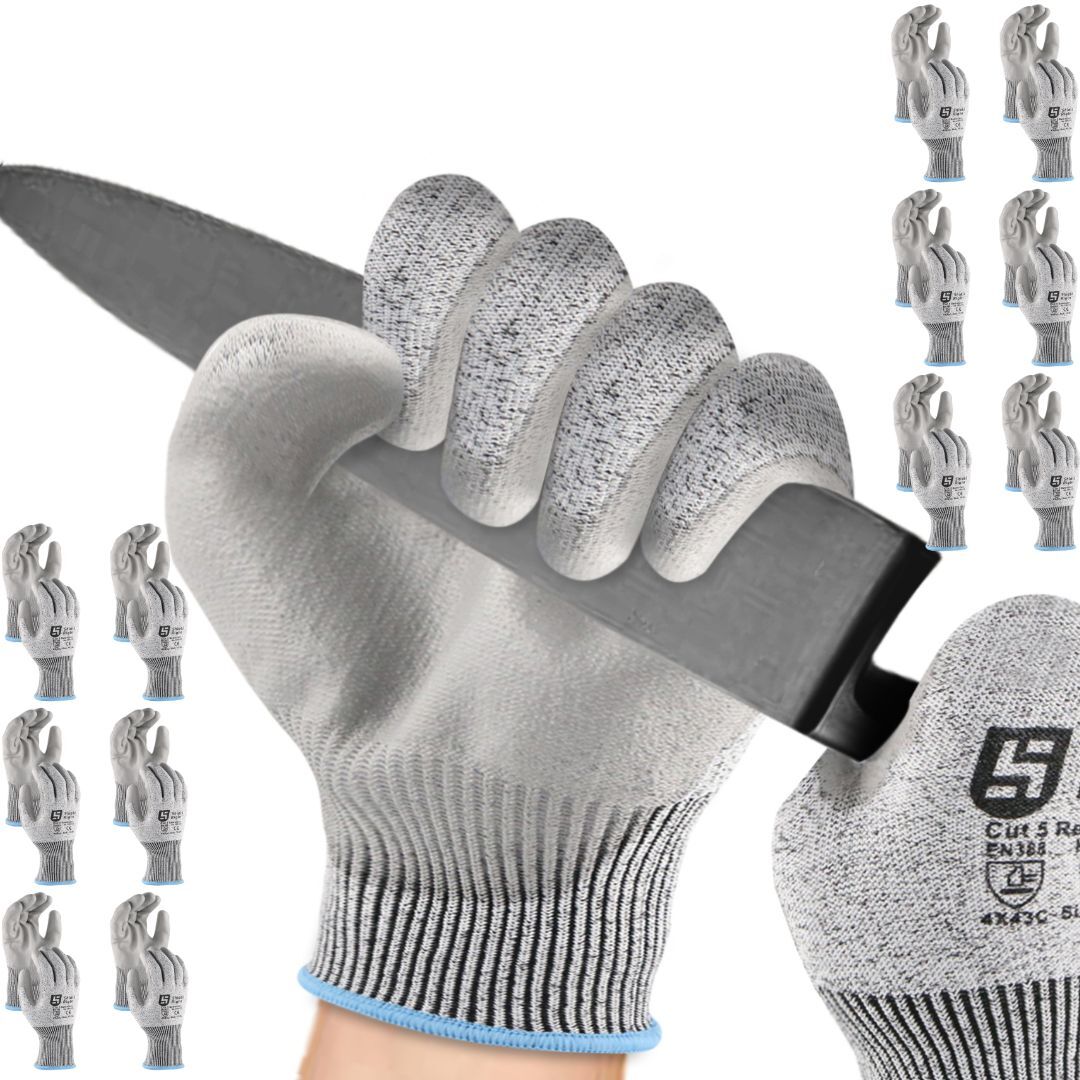 Shield Right Cut 5 Resistant Gloves - 12 Pack