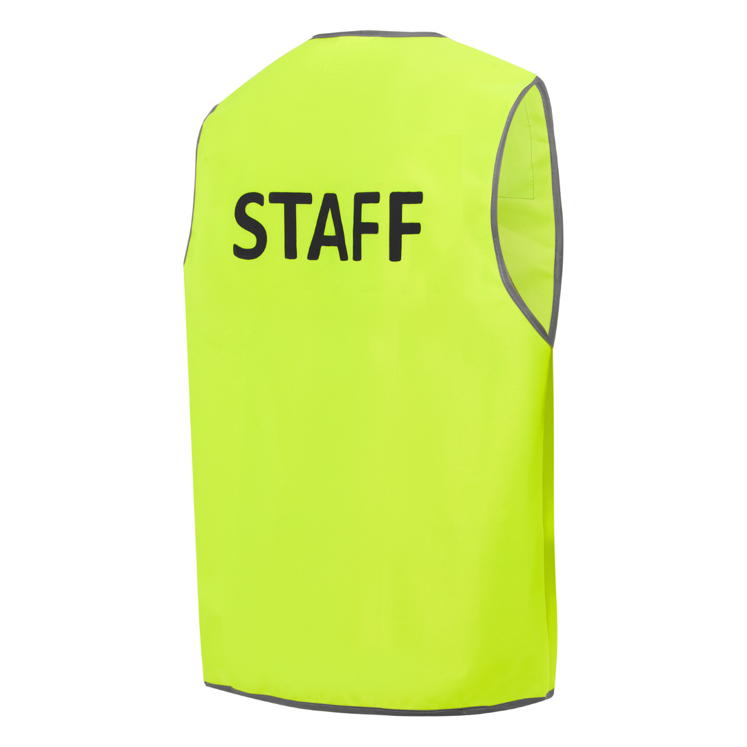 Shield Right Hi Vis Yellow Staff Safety Vest