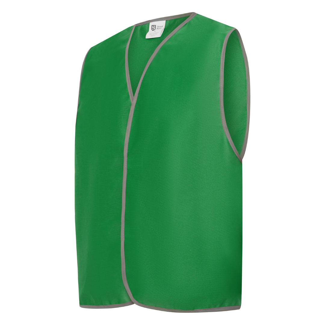Shield Right Hi Vis Pea Green Tricot Vest