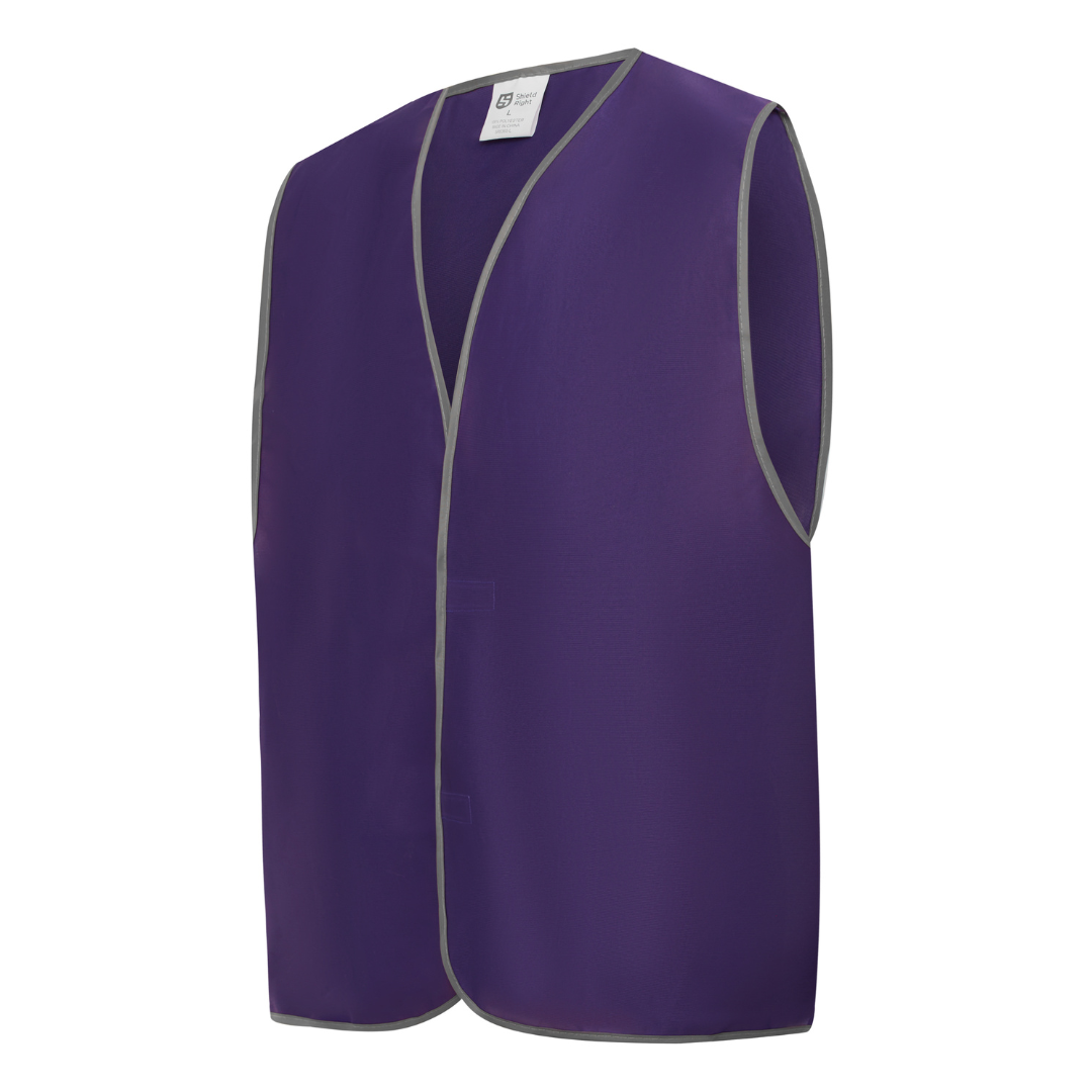 Shield Right Hi Vis Light Purple Tricot Vest