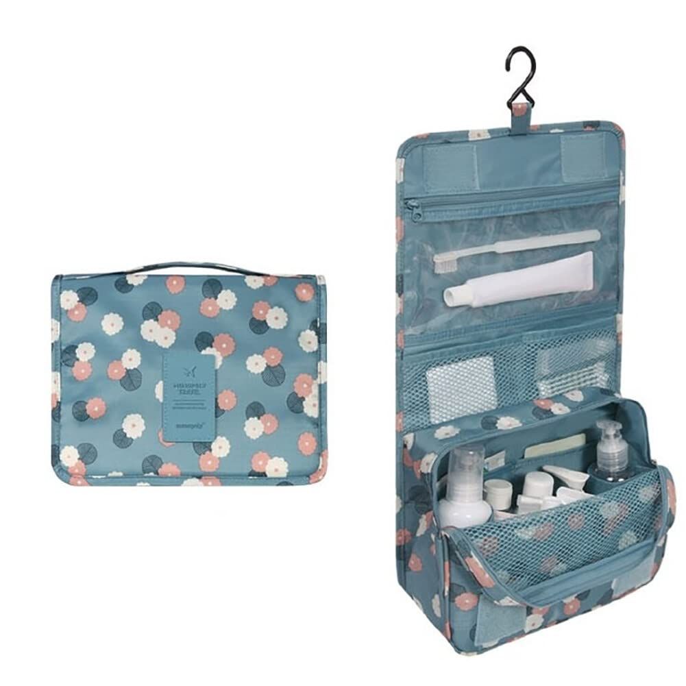 Toiletry Bag Travel Bag with Hanging Hook, Toiletry Organizer Water-resistant Makeup Cosmetic Bag Toiletries Bag