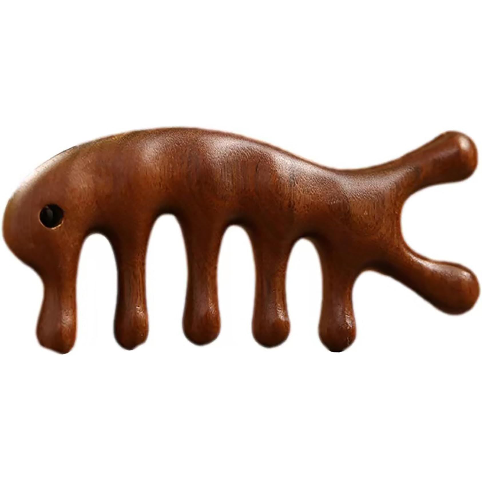 Sandalwood Scalp Massager comb， Head Scalp Massager Scalp Massage Tools ，gua sha Hair Comb， Wooden Scalp Massager comb for Hair