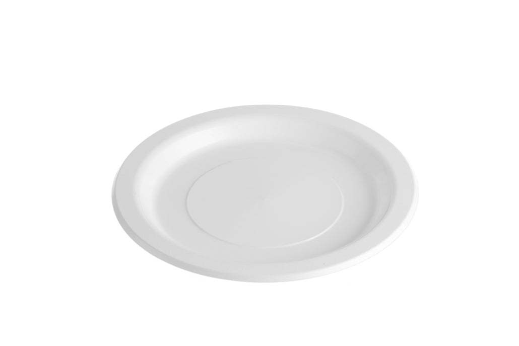 Large White Disposable Plates 230mm (9") Carton of 500