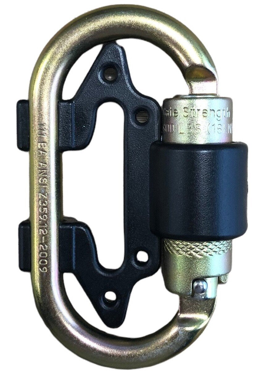 Maxisafe ZMIC02 Twin Retractable Lanyard Karabiner Connector – Carton of 50