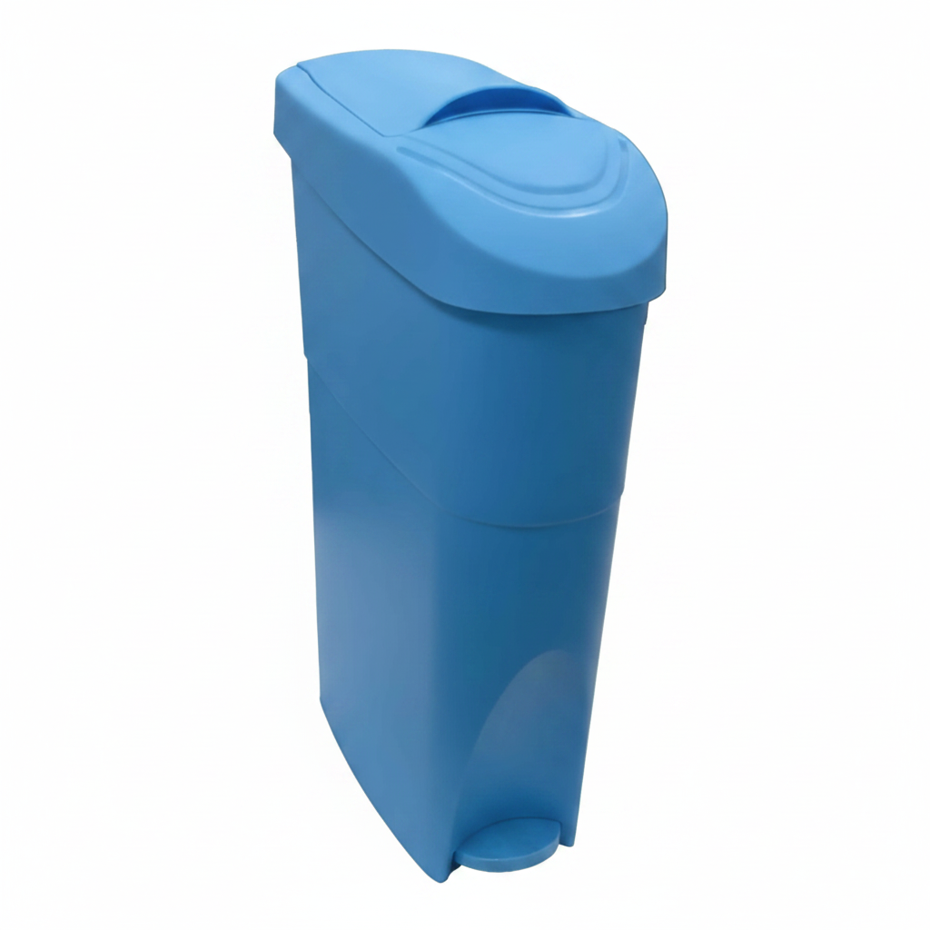 Blue Slim Sanitary Bin 18L Pedal Female Hygiene Disposal Unit - product photo 1